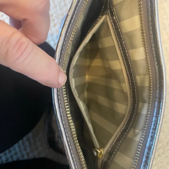 Brahmin Katie Crossbody Slim Metallic - Picture 3 of 9